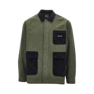 Mauna Kea Canvas and corduroy saharienne jacket Man L
