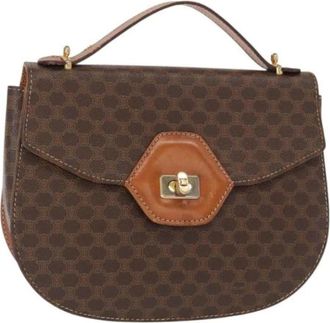 Celine Pre-owned Handbags, female, Brown, Size: ONE SIZE Pre-owned Vintage Plastic Handbag