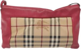 Burberry Pre-owned Cross Body Bags, female, Multicolor, Size: ONE SIZE Pre-owned Nova Check Shoulder Bag