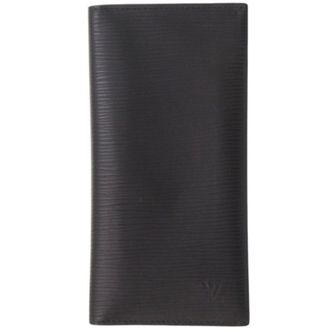 Louis Vuitton Black Epi Leather Long Bill Wallet (Bi-Fold) (Pre-Owned)