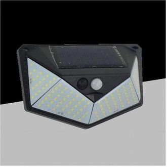Trade Shop Trade Shop Traesio - Trade Shop - Applique Lampada Pannello Solare Parete Con Sensore Movimento Luce 4000k So-a4-n