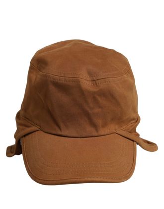 Dolce & Gabbana HAT10047 Cotton Double-Brim Baseball Cap - Brown