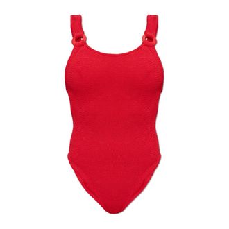 Hunza G Dames, Badkleding, Rood, Maat: ONE Size Polyamide