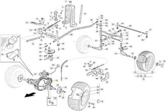 STIGA Sports Eje Compacto Engranaje Hidr&aacute;ulico G700 Original Stiga - 118830414/0
