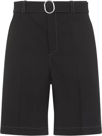 Jil Sander Black Polyester Shorts