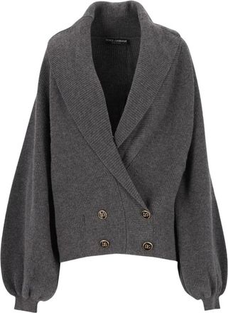Dolce & Gabbana Cardigans - Dames - Vesten - Grijs - M - Truien & Vesten