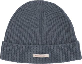 Amundsen & Scott Unisex Cashmere Beanie In Faded Blue