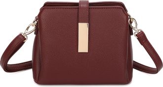 Generic Womens Crossbody Bag with Multiple Compartments - Adjustable Strap, Top Zip & Flap Magnetic Closure, Lightweight Shoulder Handbag with Back & Inner Zi