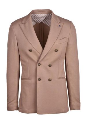 Barbati Double-breasted Jacket Viscose - Beige