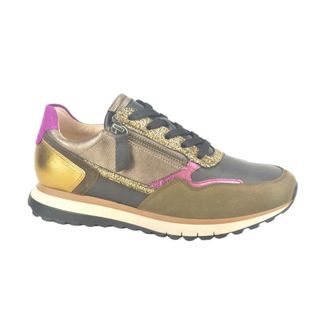 Gabor Schoenen, Dames, Veelkleurig, 37 EU, Multicolor Runner Tiret Sneakers