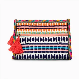 Jen & Co. Womens Emberlyn Pouch Bag In Multi