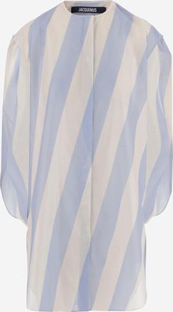 Jacquemus katoenen overhemd met gestreept patroon