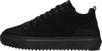 Rehab Craig Sneaker - Heren - Sneakers - Zwart - 45 EU - Leer - Schoenen