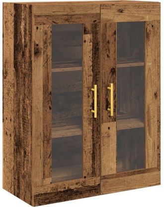 vidaXL Mueble de pared Madera vieja 69.5 x 34 x 90 cm Vidaxl