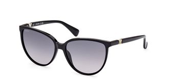 Max Mara MM0045 01B Womens Sunglasses Black Size 58