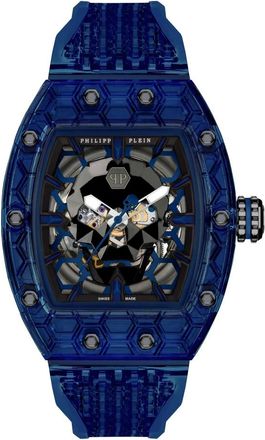 Philipp Plein Crypto King Arctic Shield Watch - Heren - Horloges - Blauw - ONE Size - Accessoires