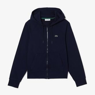 Lacoste Zip-up hoodie, geborduurd logo