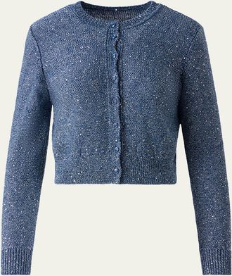 Akris Knit Cardigan with Sequins