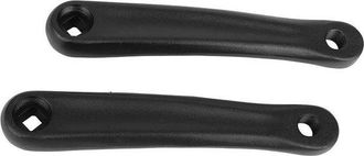 No Brand Par De Brazos De Biela De Bicicleta De 170 Mm Con Orificio Cuadrado Para Pedales, Bielas Para Bmx, Cruiser Vintage, Todoterreno Y Motor Central