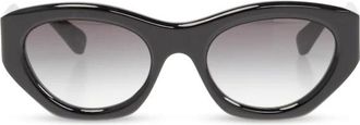 Chlo&eacute; Gayia zonnebril - Dames - Zonnebrillen - Zwart - 53 MM - Accessoires