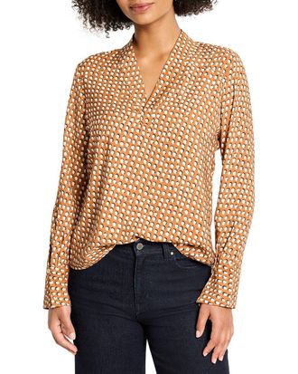 Nic+Zoe Nic+Zoe Petite Shadow Dot Top