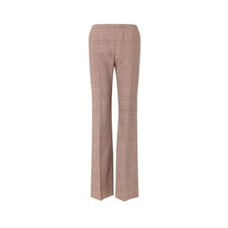 Max Mara Dames, Broeken, Bruin, Maat: L Wol