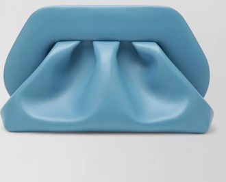 Themoir&egrave; rectangular soft texture clutch bag pleated