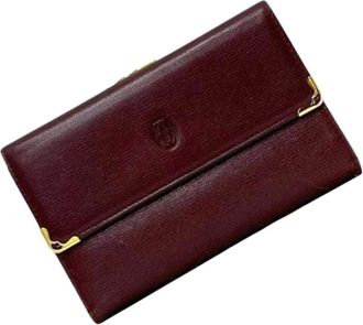 Cartier Pre-owned Wallets, female, Red, Size: ONE SIZE Pre-owned Vintage Wallet (tri-fold)