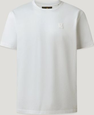 Belstaff T-shirt Steel Uomo Jersey Di Cotone Bianco 2xl