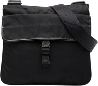 Prada Pre-owned Cross Body Bags, female, Black, Size: ONE SIZE Pre-owned Cross Body Bag