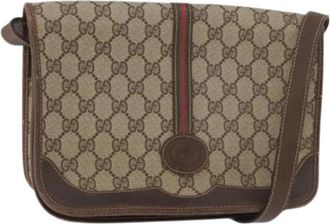 Gucci Pre-owned Vintage Crossbody Bag - Dames - Vintage Schoudertas - Beige - ONE Size - Vintage