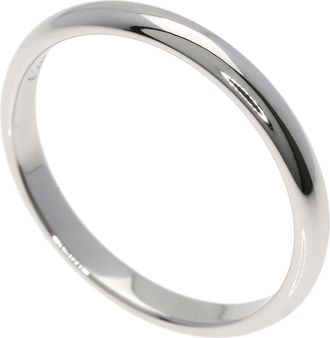 Cartier Platinum Platinum 950 Band Ring (Pre-Owned)