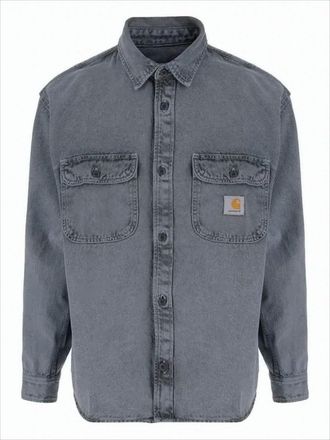Carhartt Work in Progress Button-Up Grey Cotton Jacket