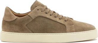 Kazar Suede sneakers in taupe kleur - Heren - Sneakers - Beige - 40 EU - Su&egrave;de - Schoenen