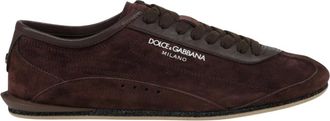 Dolce & Gabbana Lipari - Heren - Sneakers - Bruin - 43 EU - Su&egrave;de - Schoenen