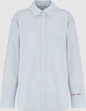 Sams&oslash;e & Sams&oslash;e Chemise Salova Rugby Blue St