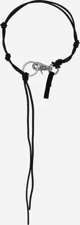 Our Legacy Ladon Leather Chain Black