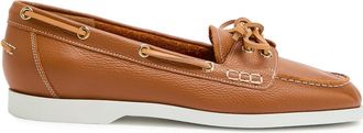 ATP Atelier Atp Atelier Nesso Grained Leather Loafers - Brown - 40 (IT40/ UK7)