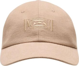 Marni Geborduurde Logo Cap - unisex - Petten - Beige - L - Katoen - Accessoires