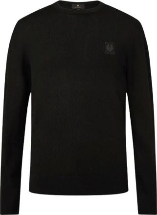 Belstaff Maglia a girocollo Colden - - Knitwear - Uomo - Nero - XL