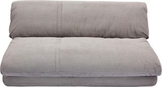 Miliboo Miliboo - Sill&oacute;n Cama De 2 Plazas De Pana Gris Claro Spencer