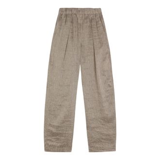 Cortana Tapered Trousers, female, Brown, Size: 2XS Tapered Trousers