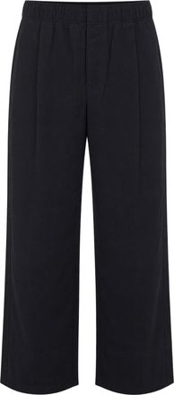 Our Legacy Black Night Crow Wide-Leg Straight-Leg Drape Twill Pants