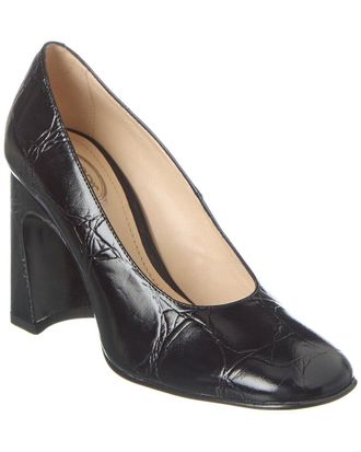 Tod's TodS Embossed Leather Pump