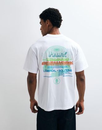 HUF Worldwide Network t-shirt bianca-Bianco