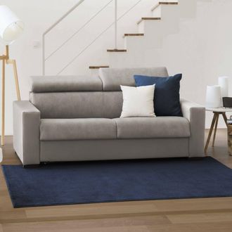 Talamo Italia Talamo Italia - Sofa Cama Afra, Sof&aacute; De 2 Plazas, 100% Made In Italy, Sof&aacute; De Sal&oacute;n Con Apertura Giratoria, Con Reposacabezas Ajustable Y Reposabrazos