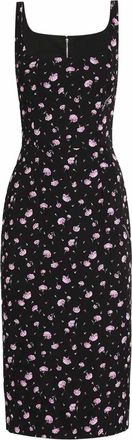 Dolce & Gabbana Carnations-Print Sheath Dress