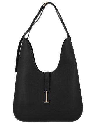Tom Ford Shoulder Bag In Smooth Calf Leather With Metal Clasp