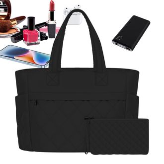 Generic Work Tote Bags for Women,Compartmented Professional Work Bags - Large Capacity Case Purse for Travel Workplace Daily Commute College Meeting Home Scho