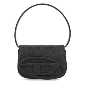 Diesel Handbags, female, Black, Size: ONE SIZE 1DR Shoulder Bag